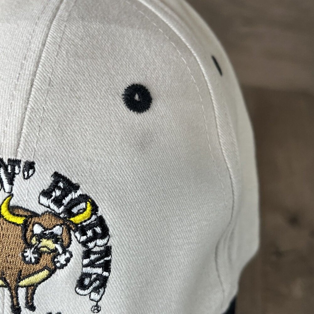 Humps N Horns Bull Riding News Tan Ball Cap Hat Hook N Loop - Picture 7 of 14
